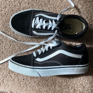 Black Vans Size 7